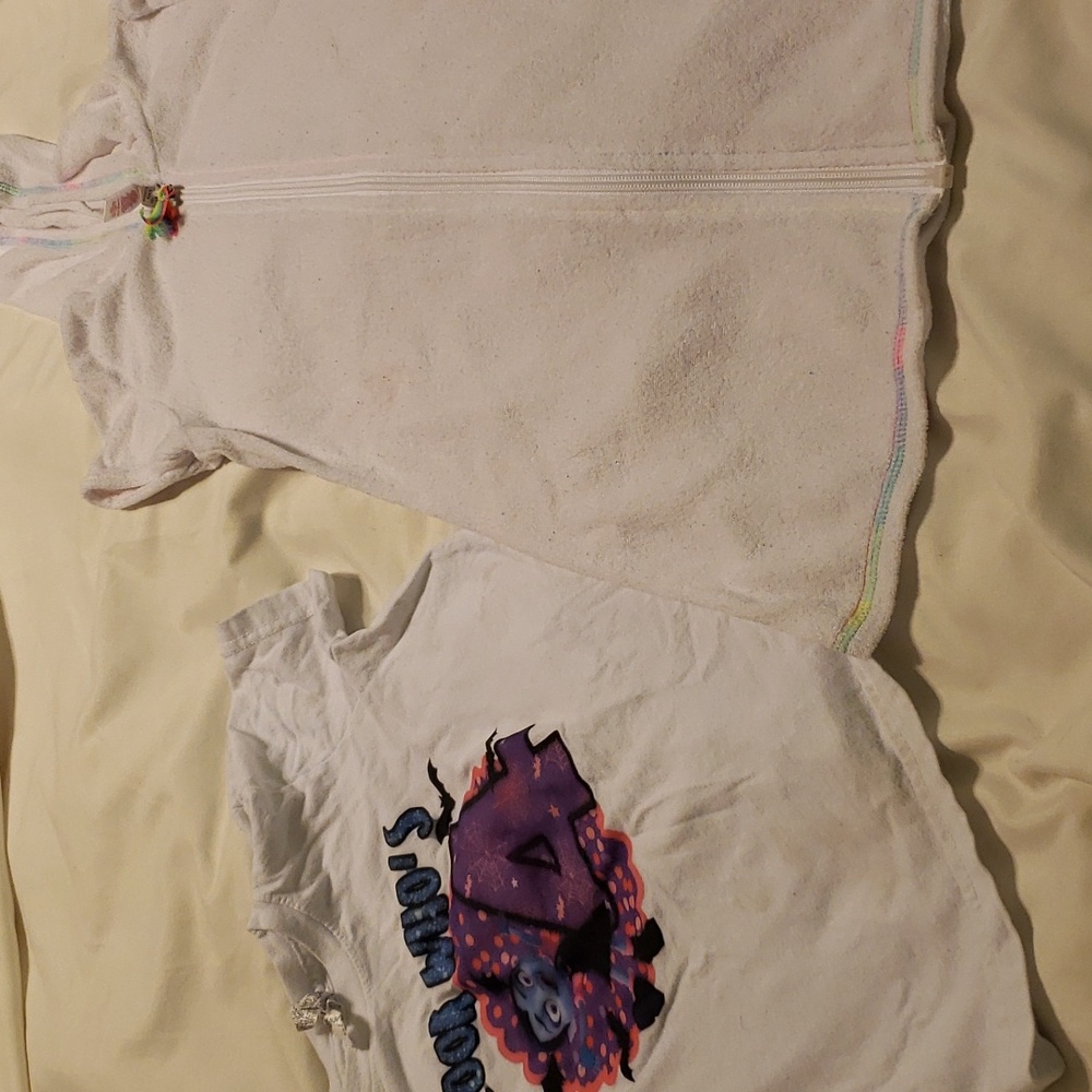 bathing suit  cover and tee shirt look who is 4